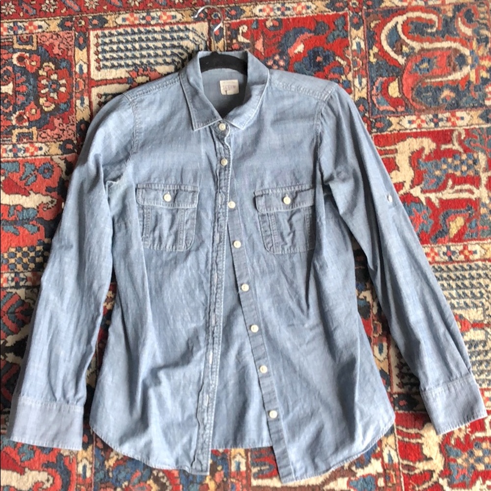 Chambray shirt - J.Crew, XS
